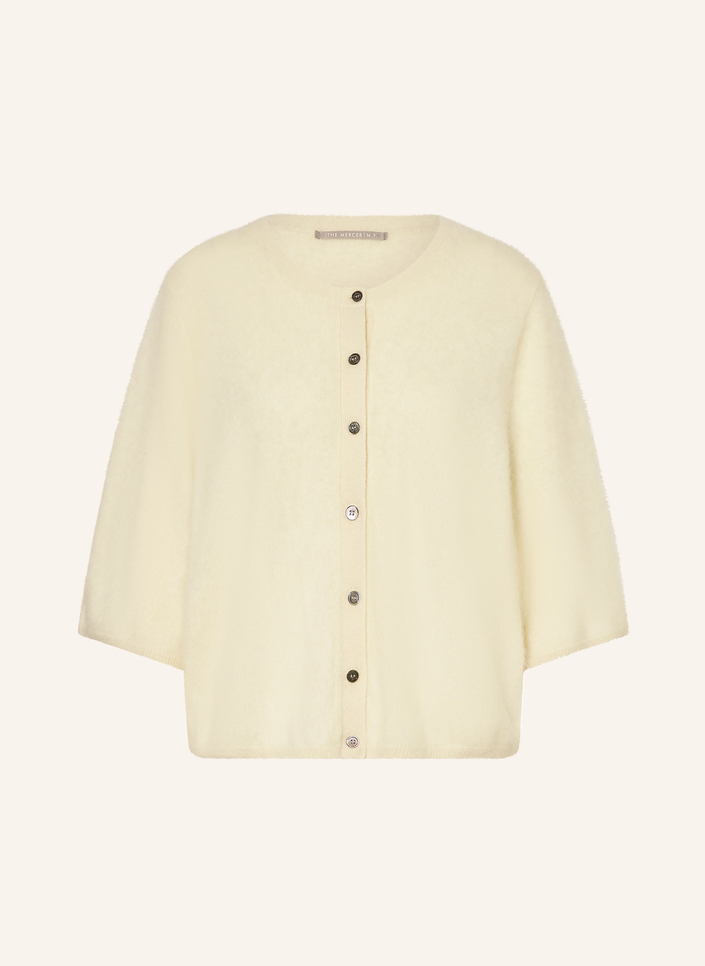 (THE MERCER) N.Y. Strickjacke aus Cashmere mit 3/4-Arm