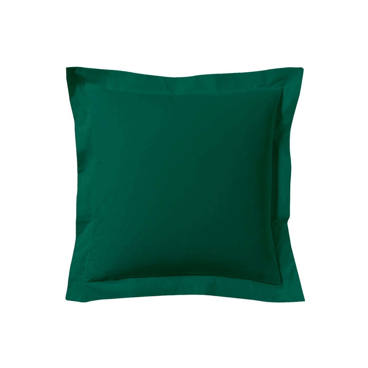 LES UNIS - Taie d'oreiller unie en coton vert opale 63x63