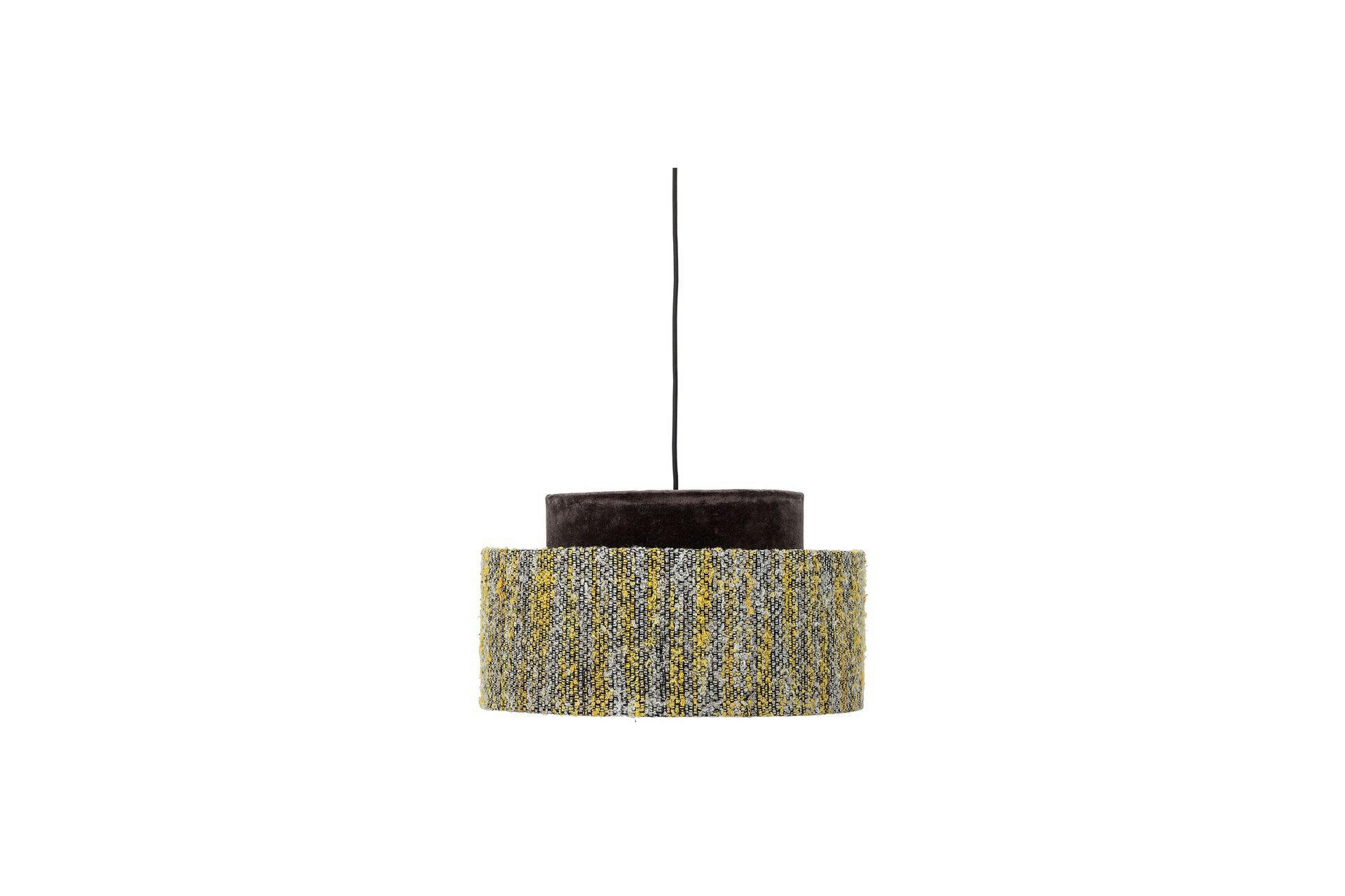 CAUBOUS - Suspension en tissu jaune