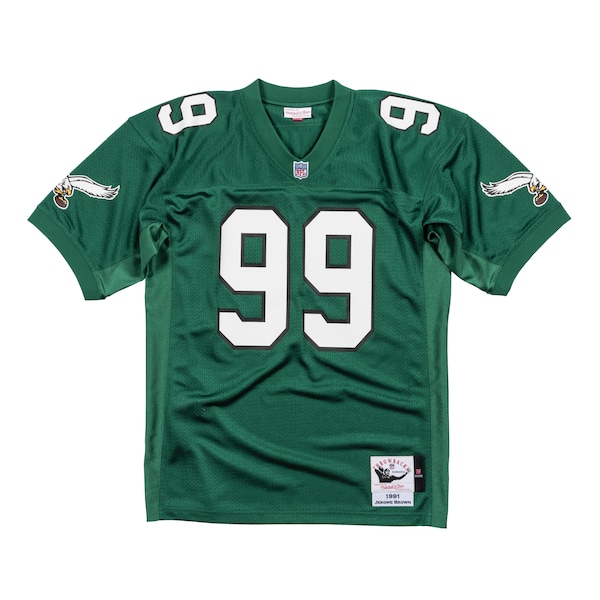 Jerome Brown Philadelphia Eagles  1991 Authentic Jersey - Kelly Green