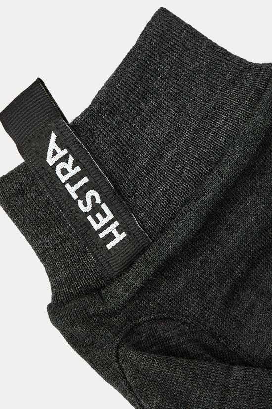 Hestra Merino Wool Liner Active - 5 Finger - Charcoal Handschoen