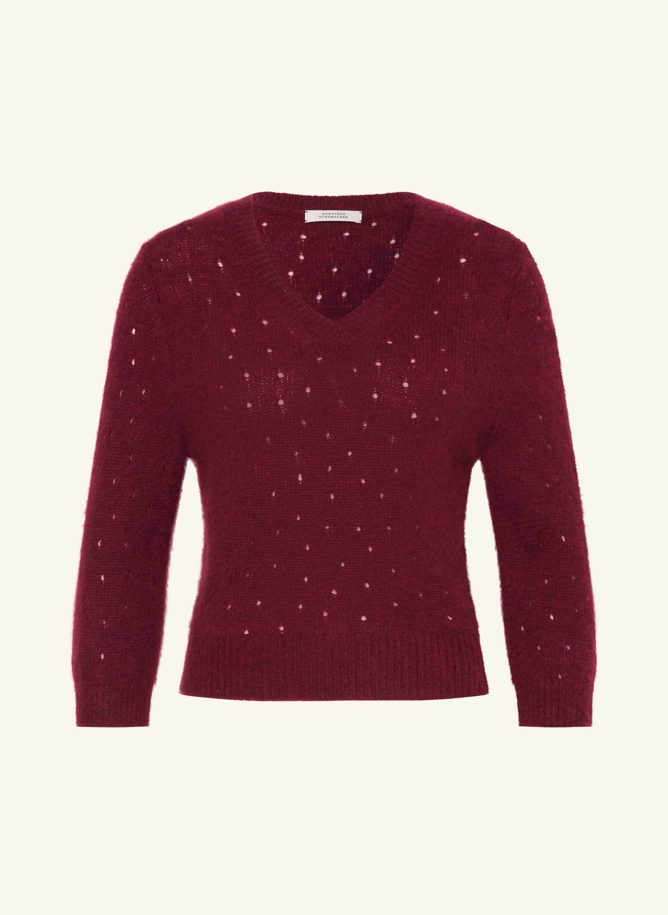 DOROTHEE SCHUMACHER Cashmere-Pullover LUXURY LOVE mit 3/4-Arm