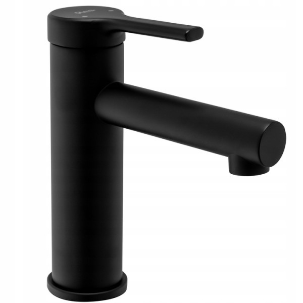 Bateria Umywalkowa Pixel Czarna Black Niska - Rea