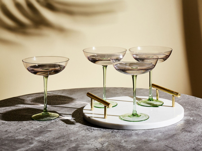 Zestaw 4 kieliszków do martini 250 ml