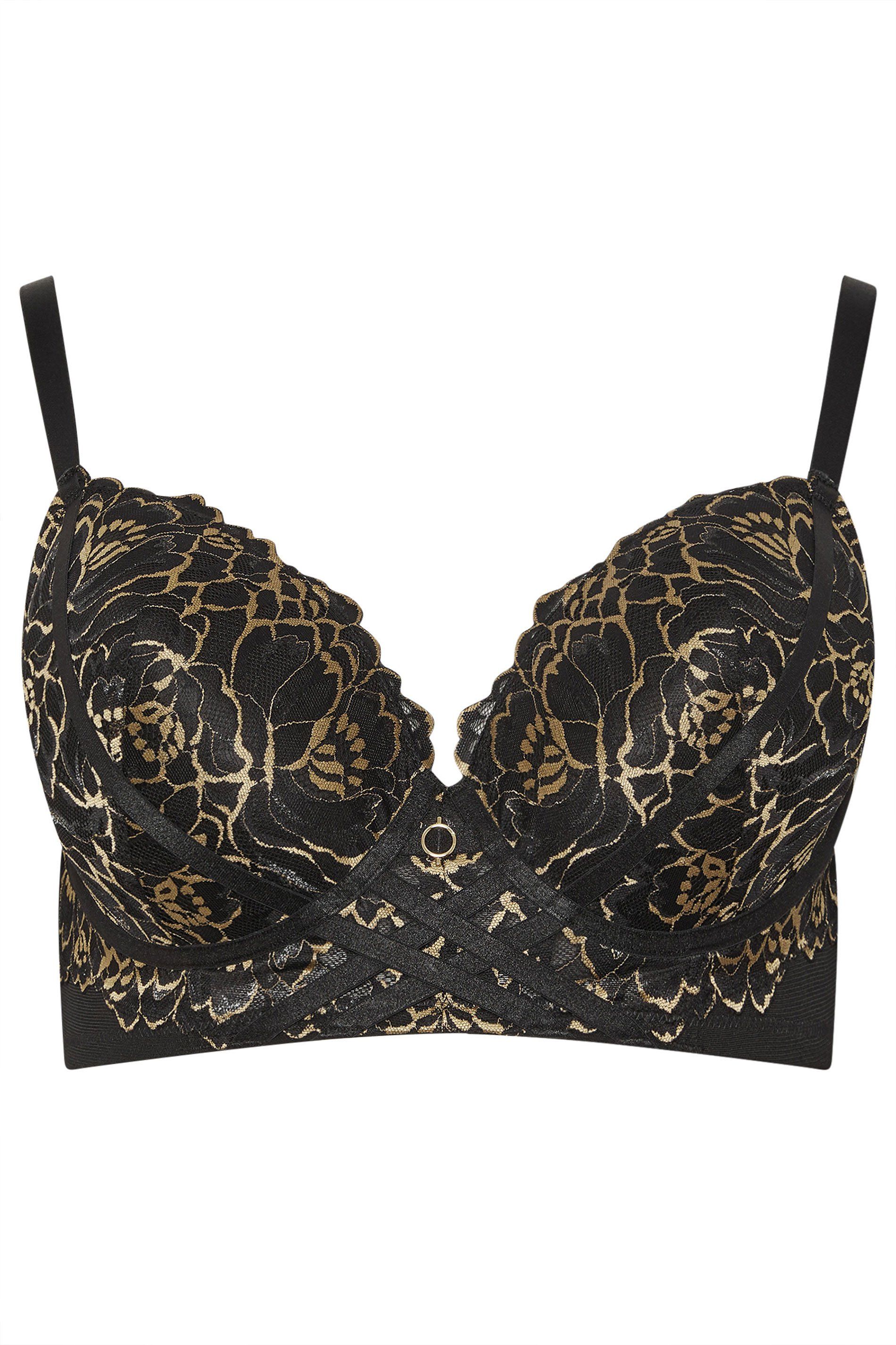 Yours Floral Padded Bra
