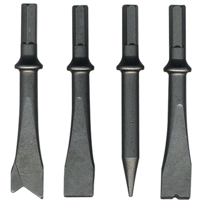 Set de burins hexagonaux 125 mm 4 pièces CRIKO