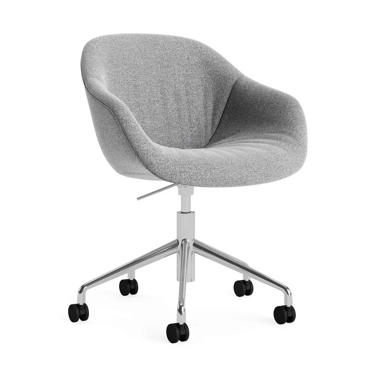 HAY - About A Chair AAC 253 Soft, Aluminium poliert / Hallingdal 130