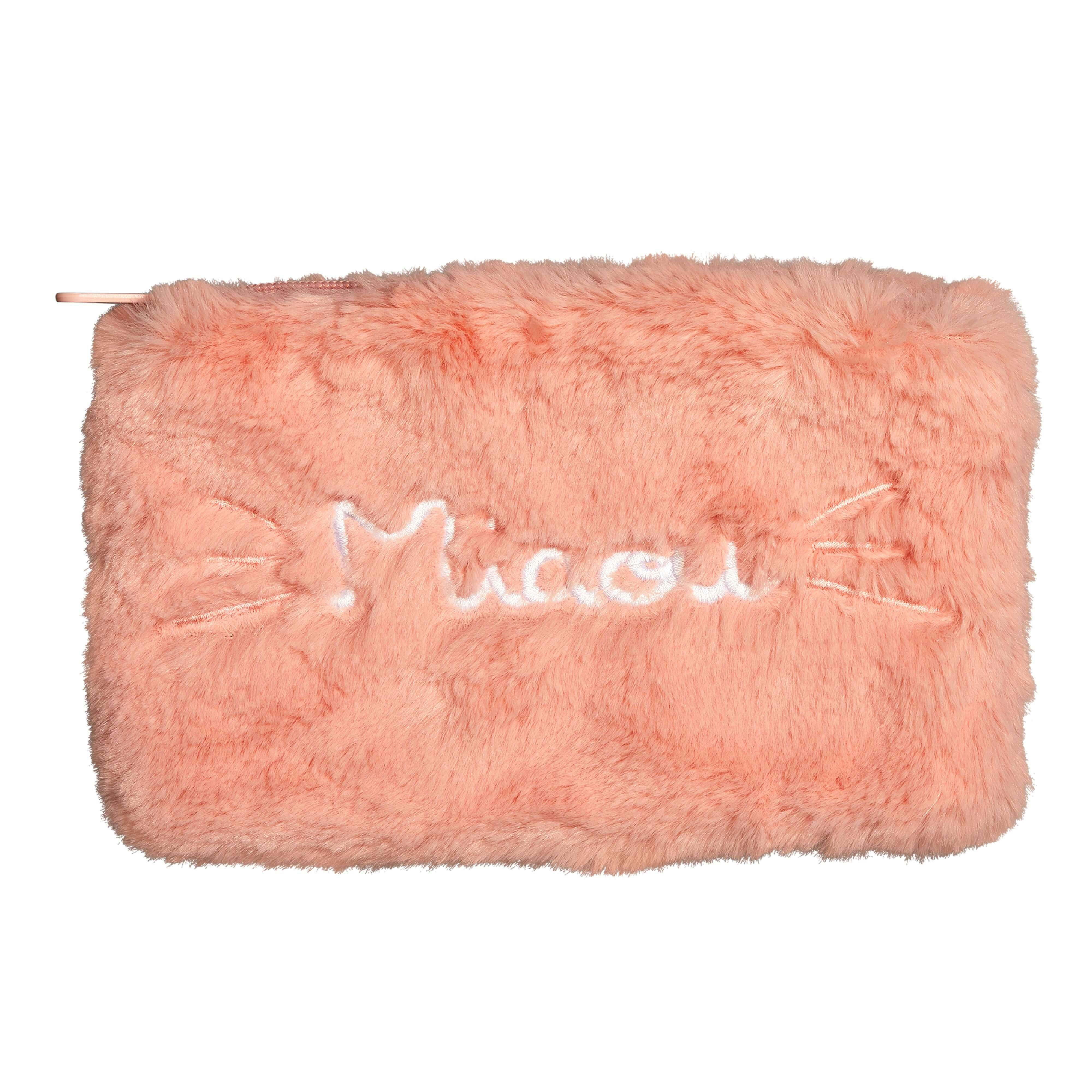 - Pochette peluche miaou