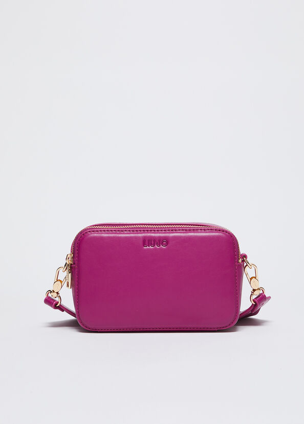 Borsa a tracolla piccola metallizzata