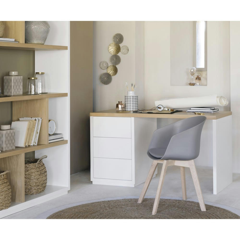 Copper - Sablier à paillettes en verre H 25 cm COPPER