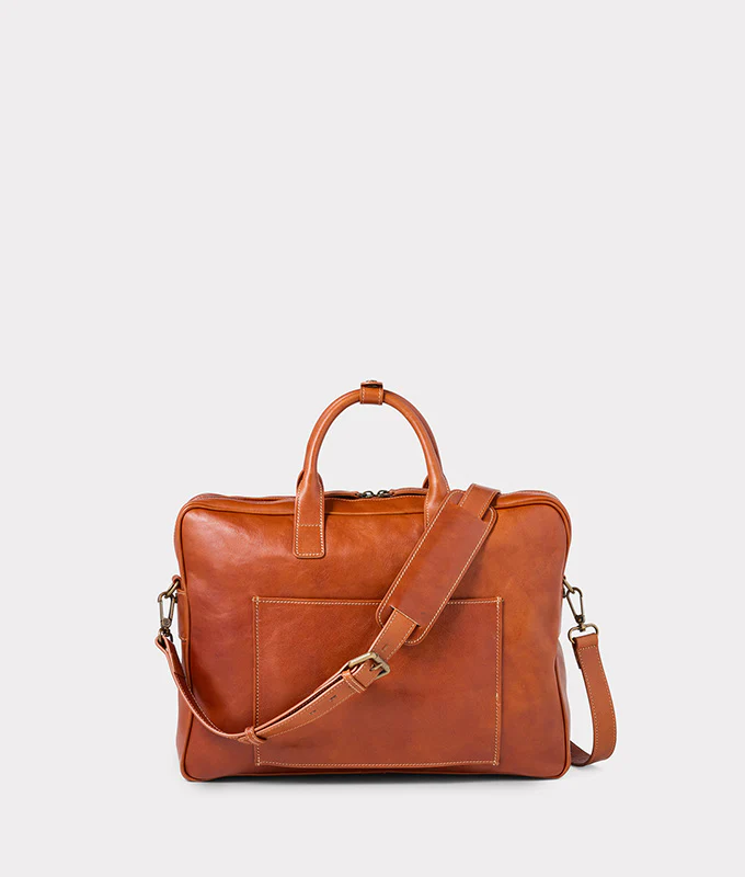 Cosimo Briefcase - Cognac