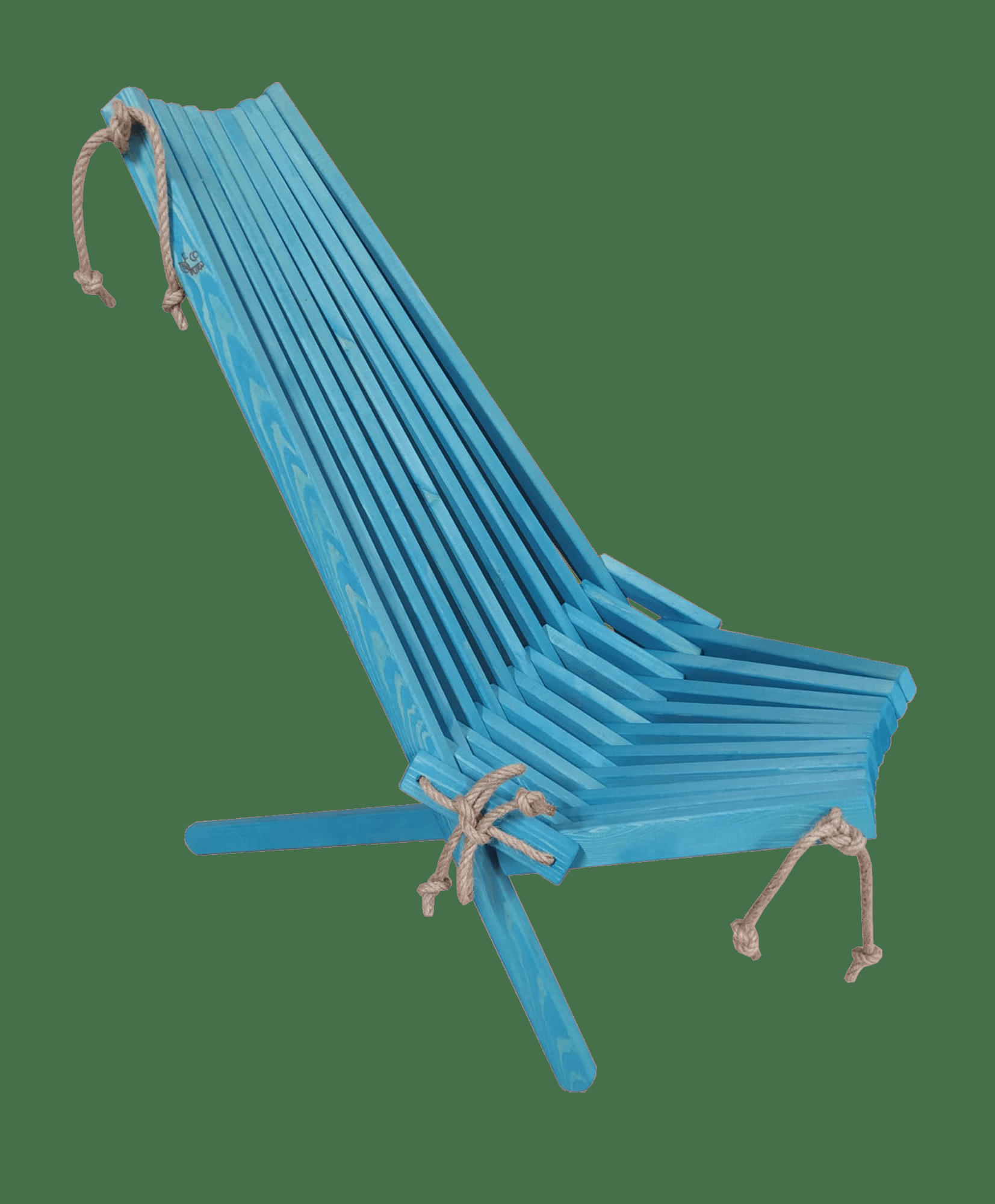 ECOCHAIR - Chilienne eco pin -turquoise, huilé
