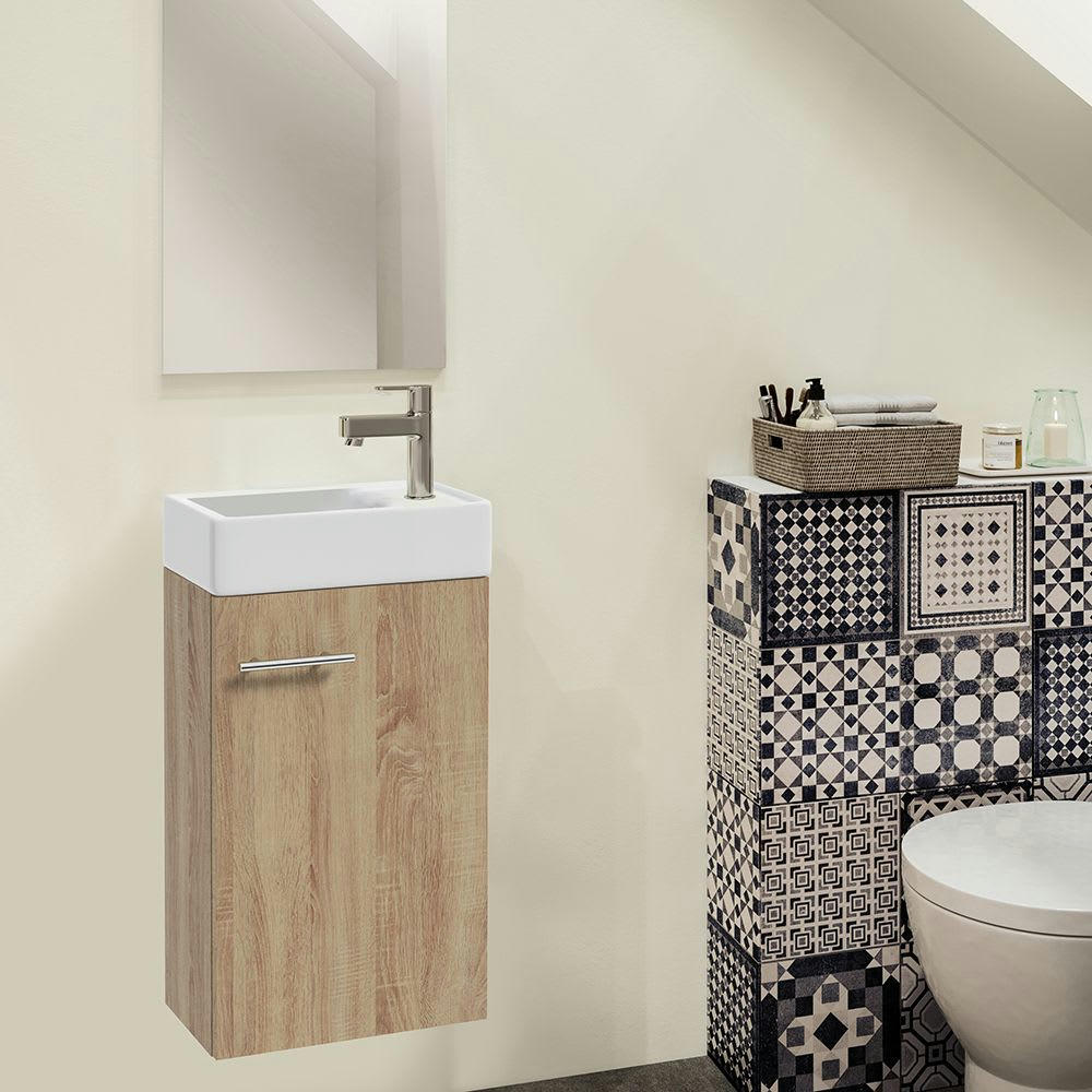 MIKE PACK - Meuble lave-mains PPSM Chêne