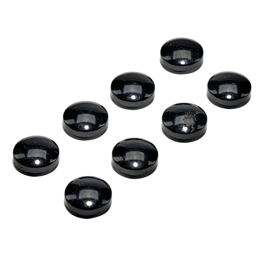 Aimant plastique noir x8