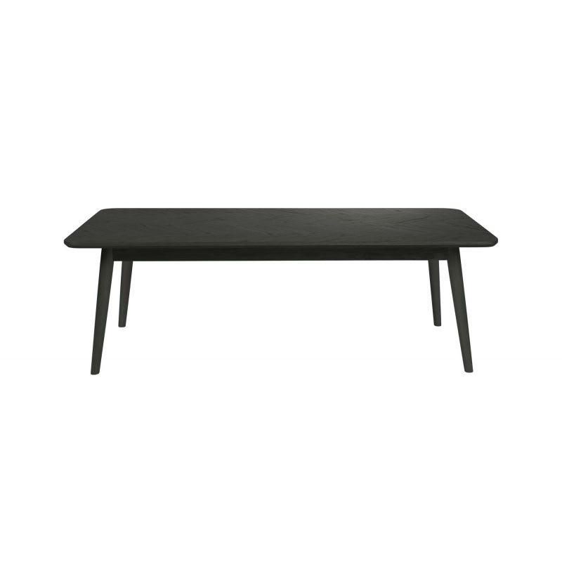 - Table basse design en bois noir
