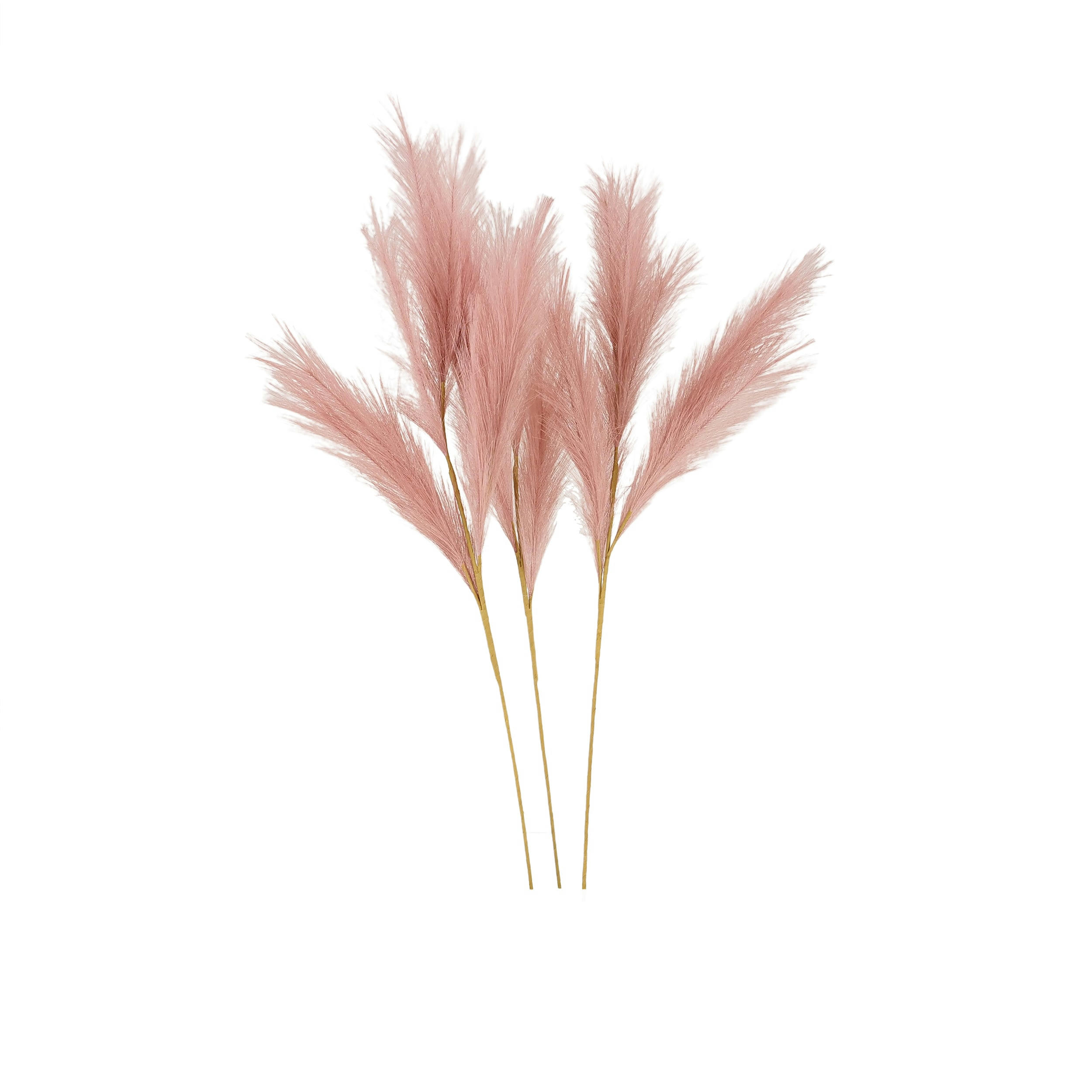 - Plumeau artificiel violet 110cm lot de 3