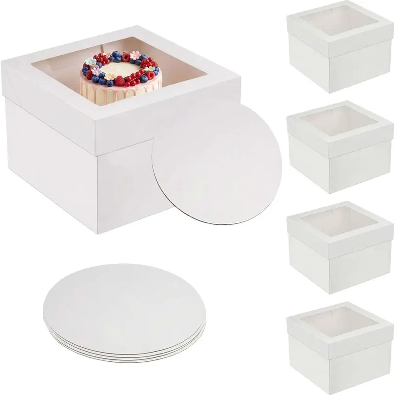 Aufbewahrungsbox 5er-Set Tortenbox