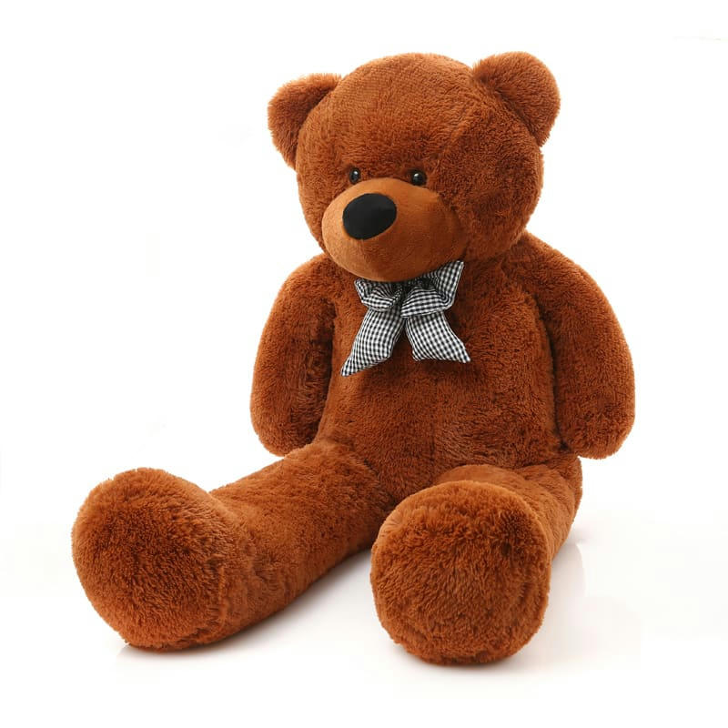 - MeowBaby® TEDDY Ours en peluche géant 200 cm Marron foncé