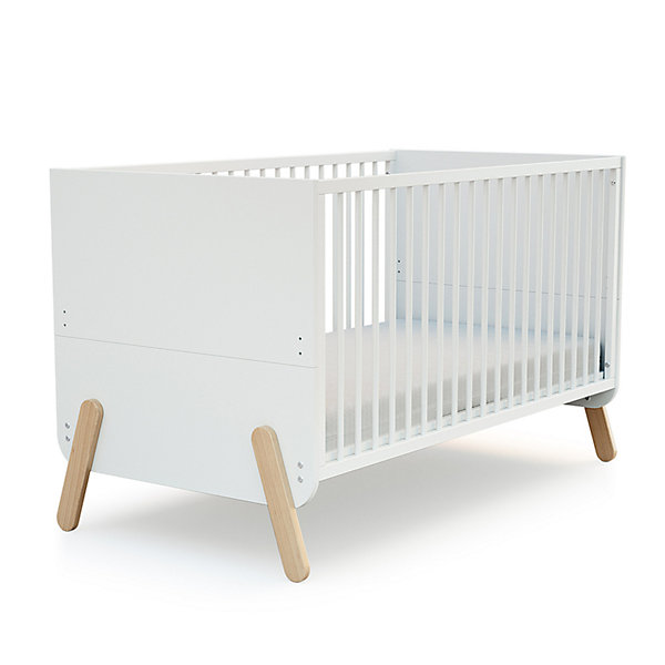 Lit evolutif 70x140 AT4 Pirate Blanc et hêtre