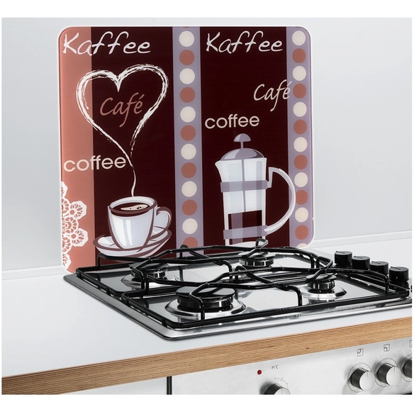 Multi-Platte »Kaffeeduft«, BxHxL: 56 x 0,5 x 50 cm, Glas/Silikon, transparent