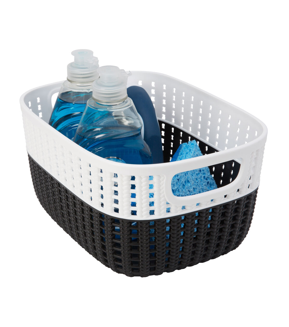 Simplify 2 Tone Decorative Storage Basket