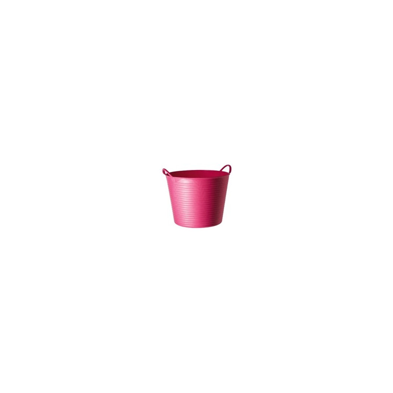 Seau en plastique souple Tubtrug rose 14 L