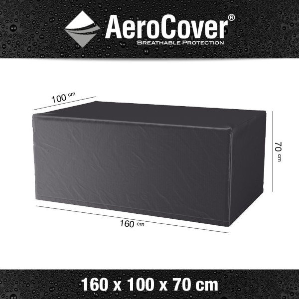Pokrowiec na stół ogrodowy 7922 100x160x70 AeroCover szary