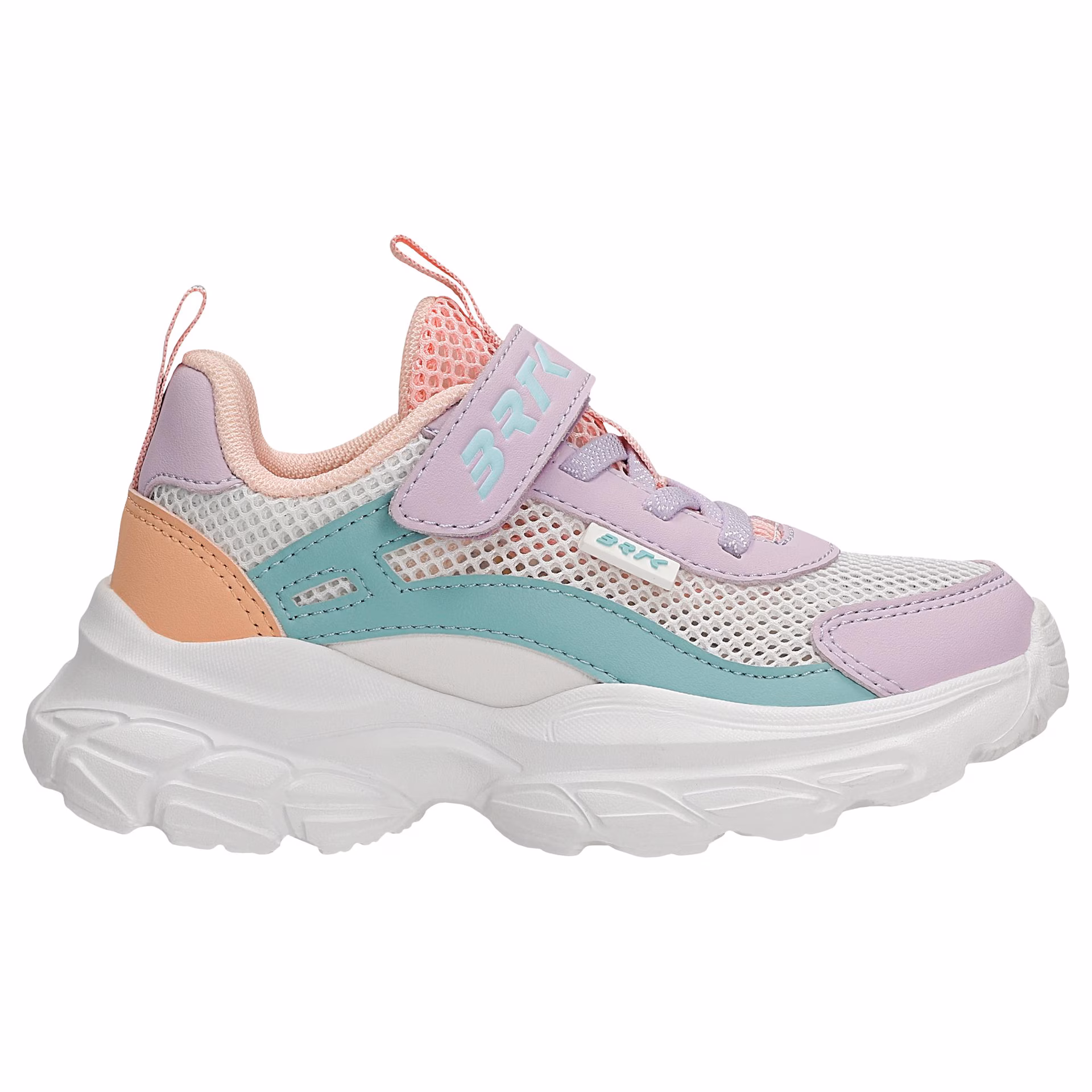 Kolorowe sneakersy dla dziewczynki na masywnej podeszwie BARTEK 87008-16