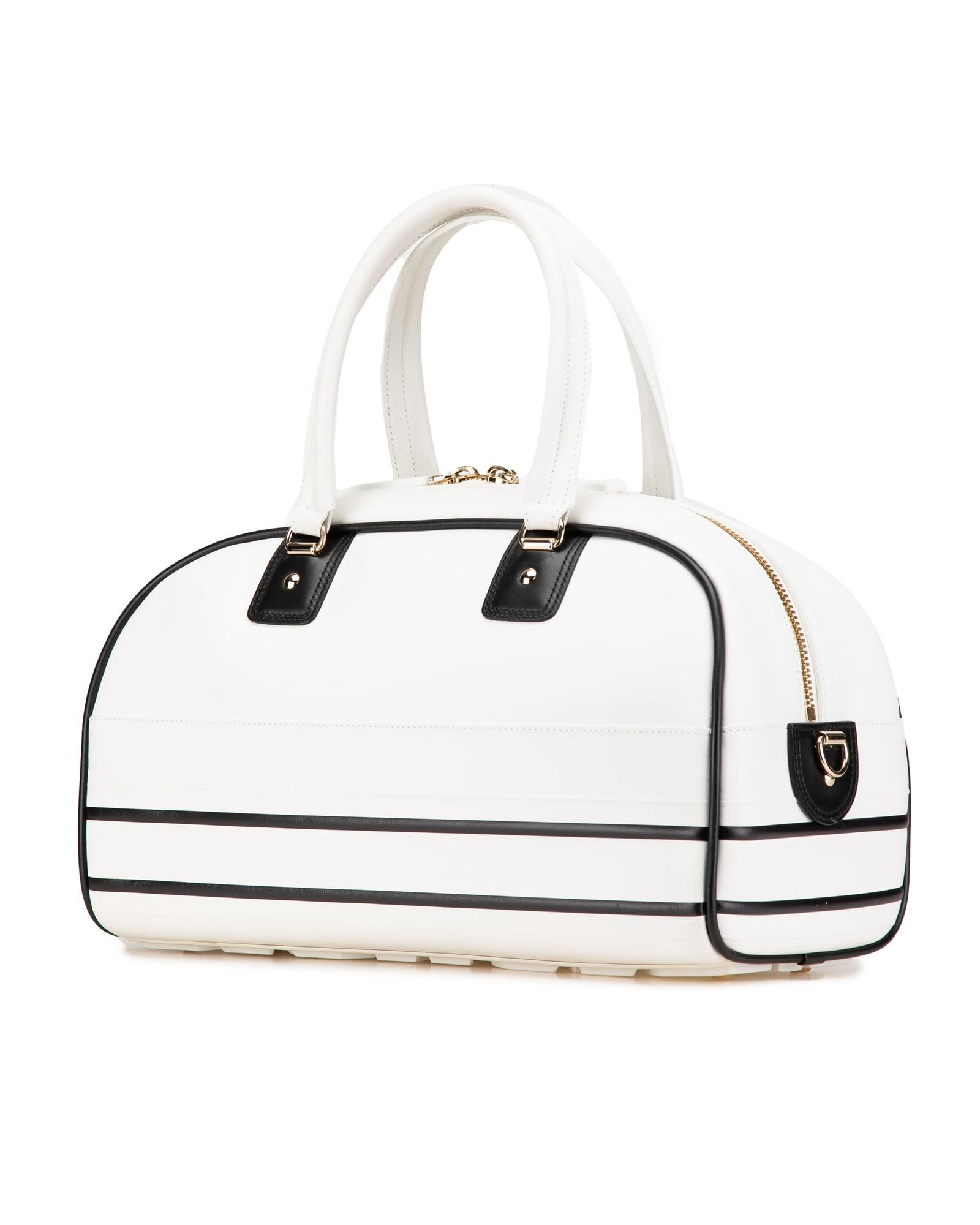 Dior Preloved Handbag Leather Messenger- White Satchel