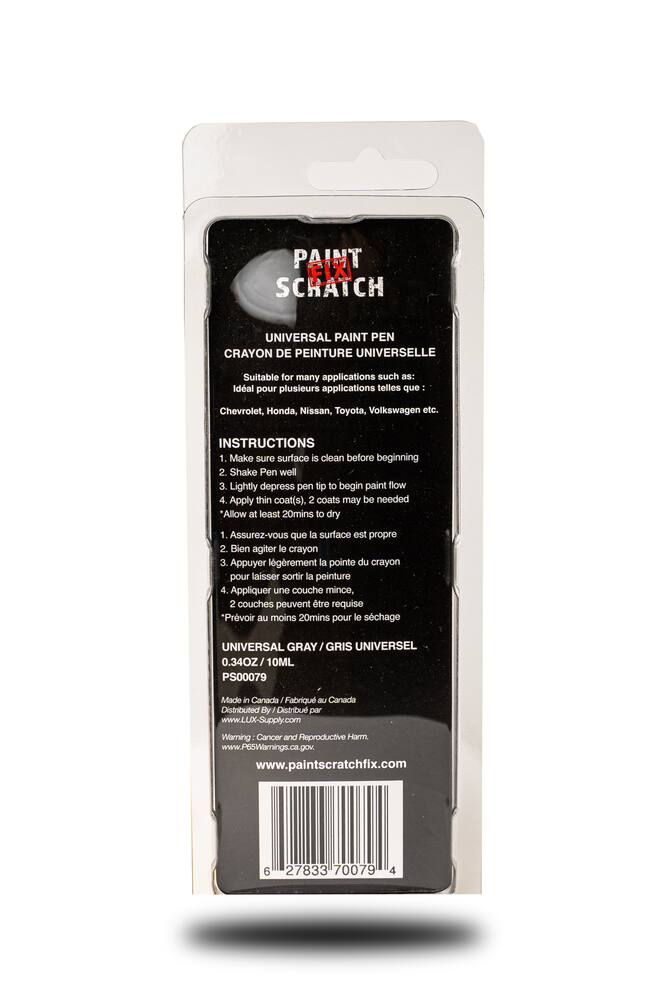Paint Scratch Fix Automotive Touch Up Paint Pen, Grey