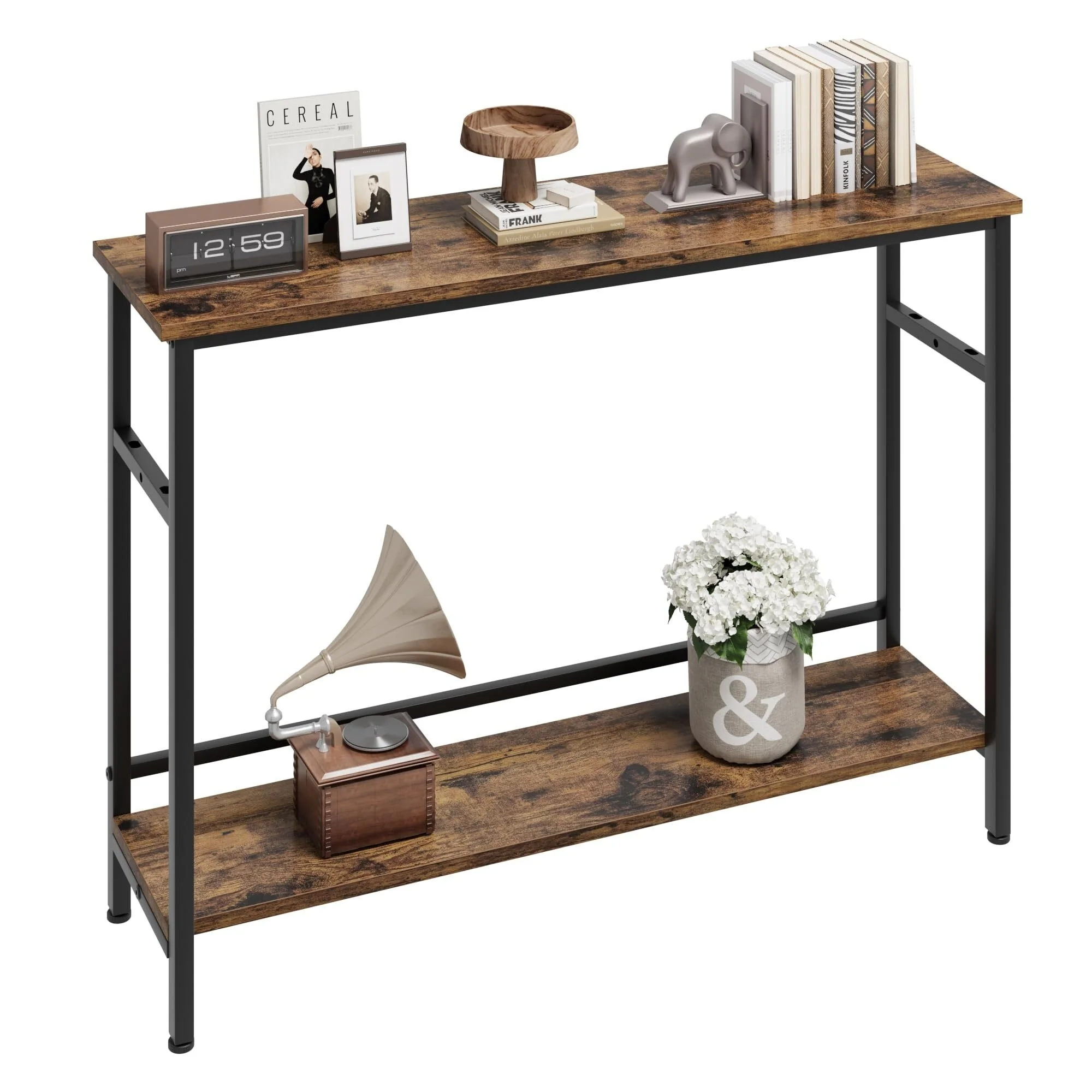 2 Tier Entryway Table, Console Tables with Storage