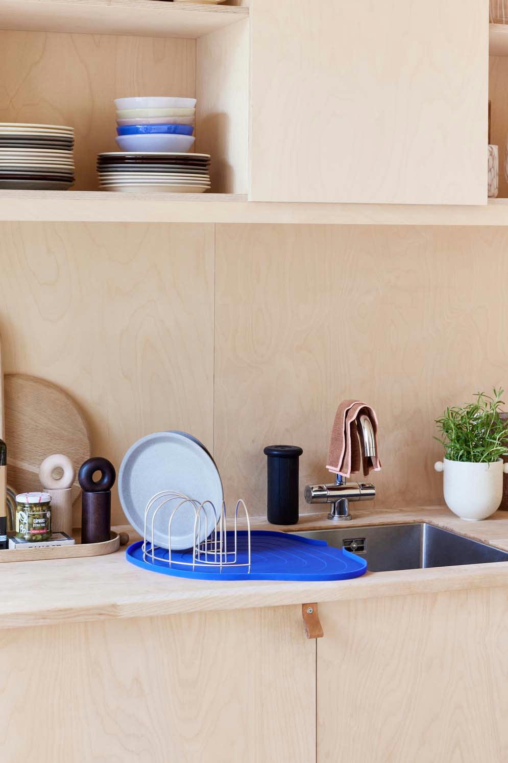 SAGA - Pot gris en grès Ø15,5xH12,5cm