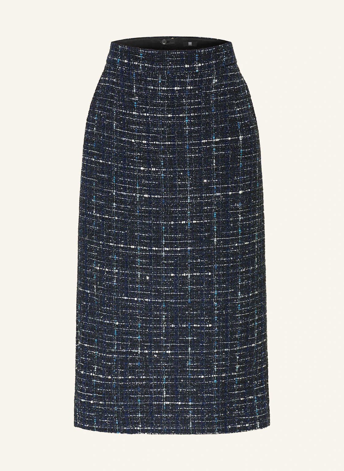 RIANI Bouclé-Rock mit Pailletten und Glitzergarn