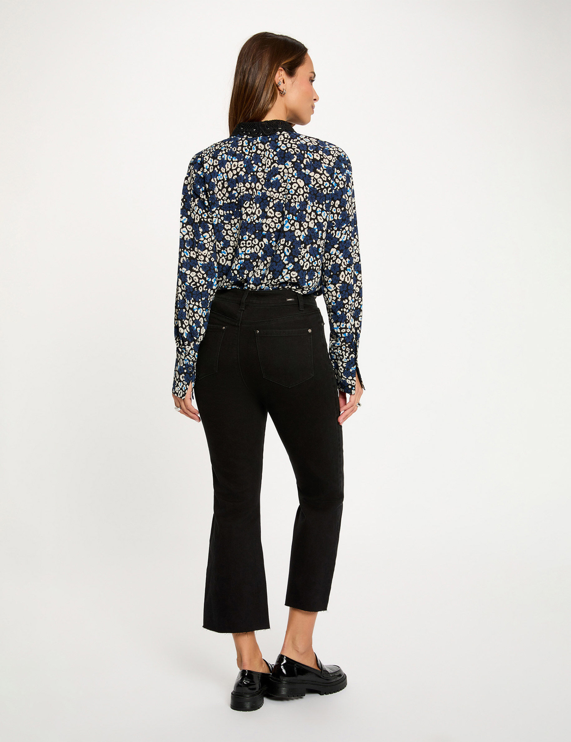 Flowy Printed Shirt Multicolor Women