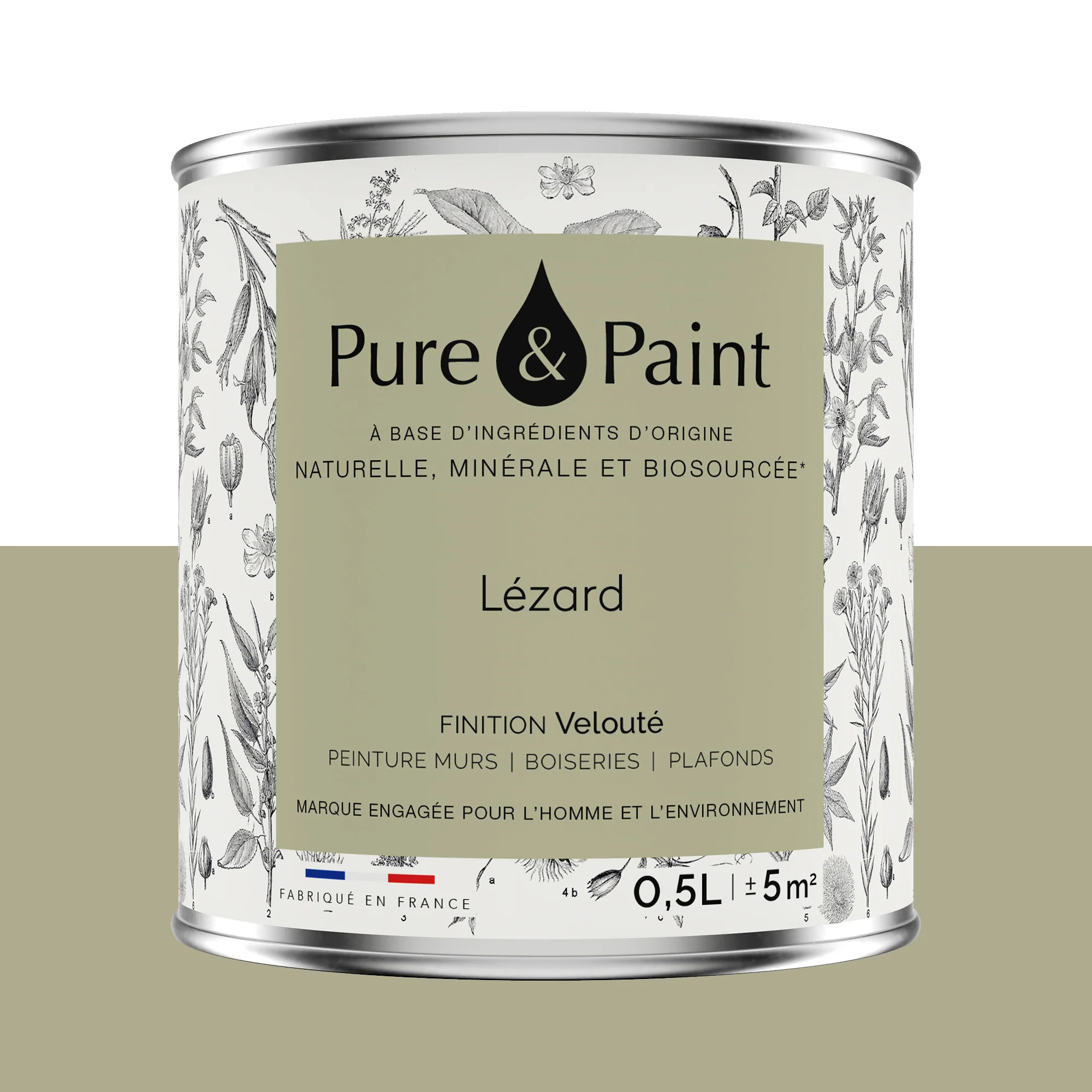 Pure and Paint Peinture Peinture LÉZARD 0,5 L