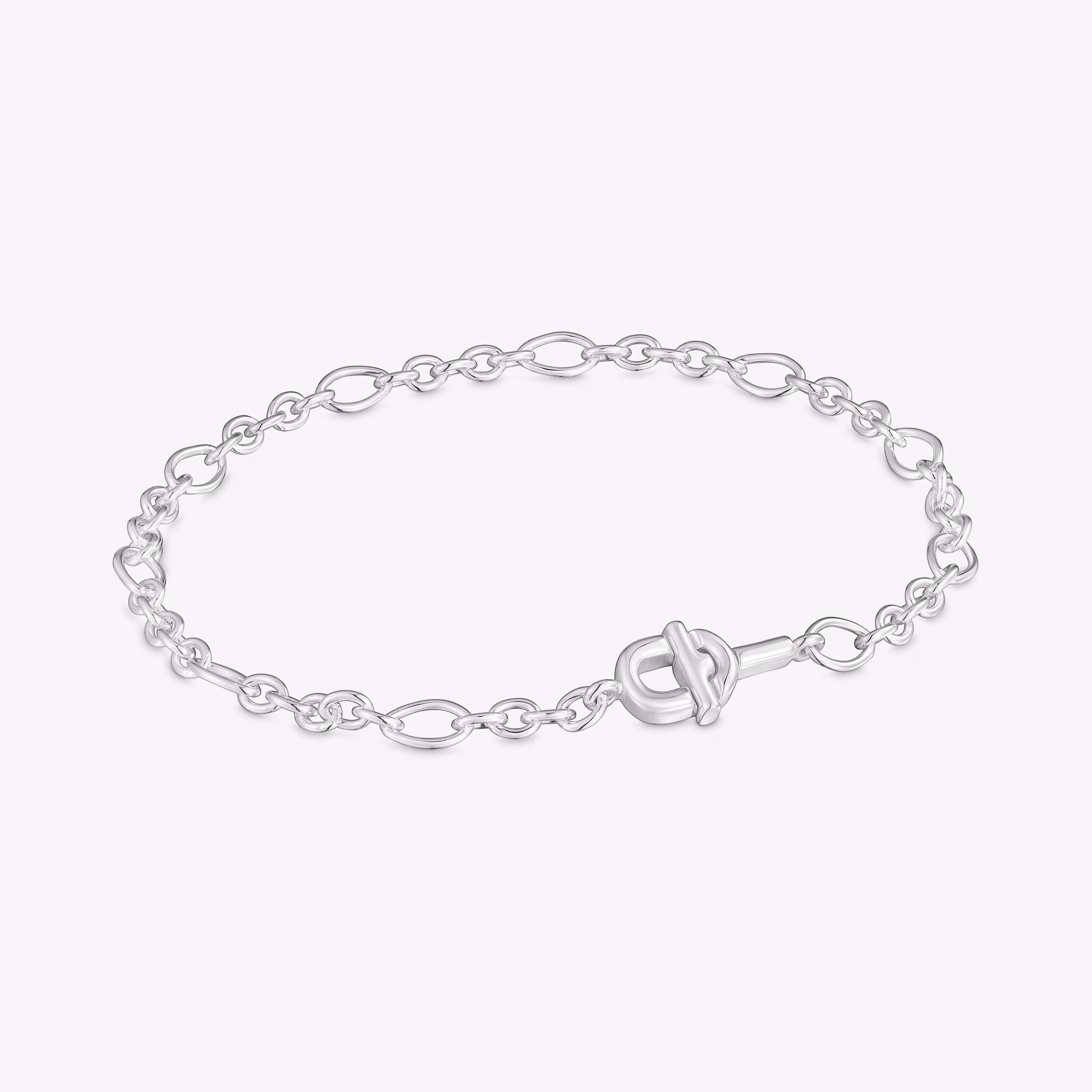 Pulsera cadena oval de plata TOUS MANIFESTO
