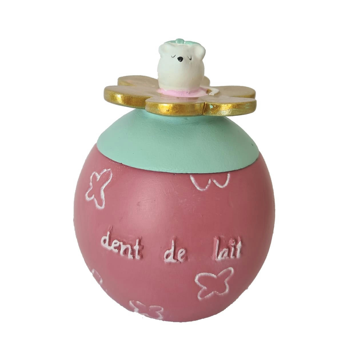 FLEUR - Petite boite à dents de lait fleur