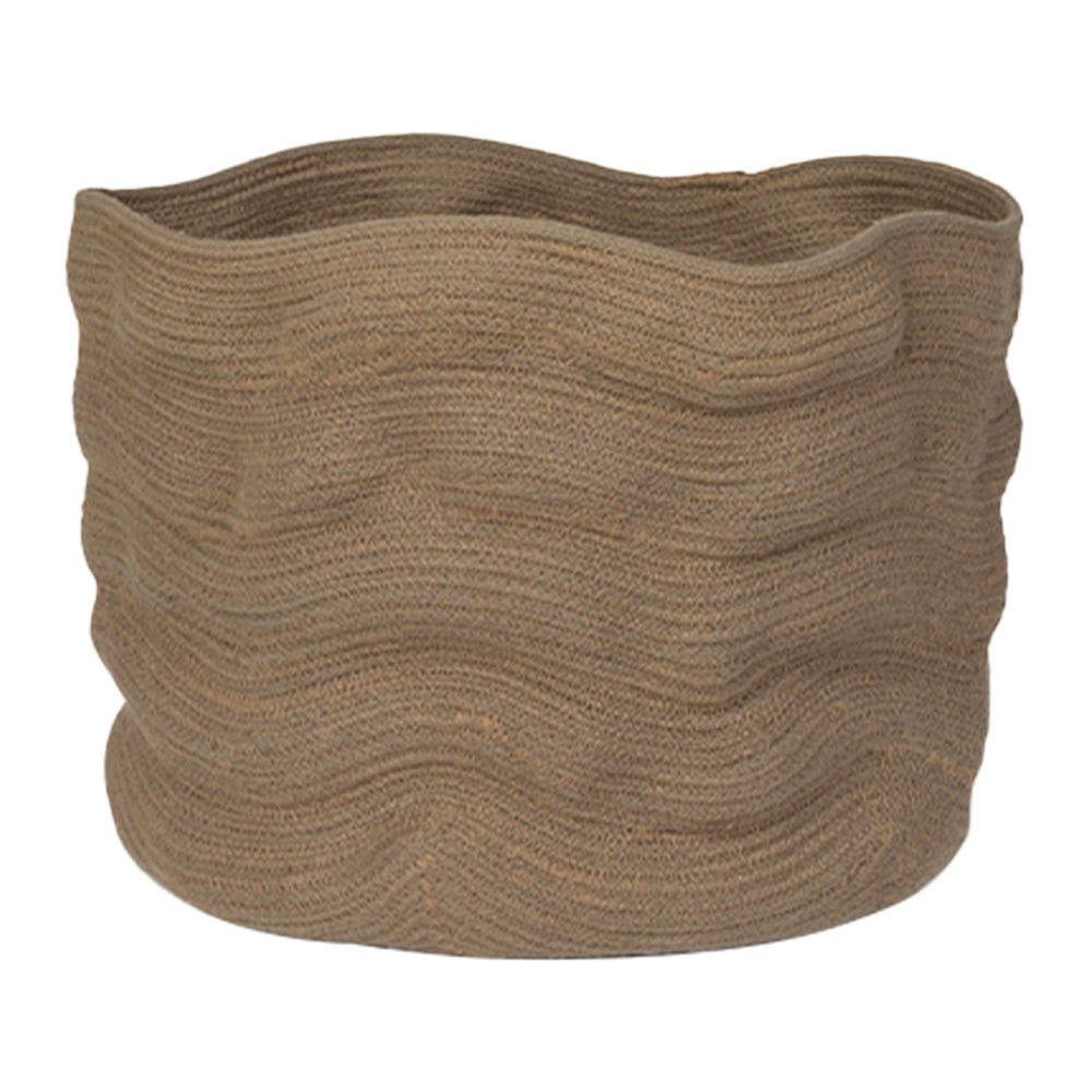 Lorena Canals Stonewashed Opbergmand 25 x 30 cm - Bruin