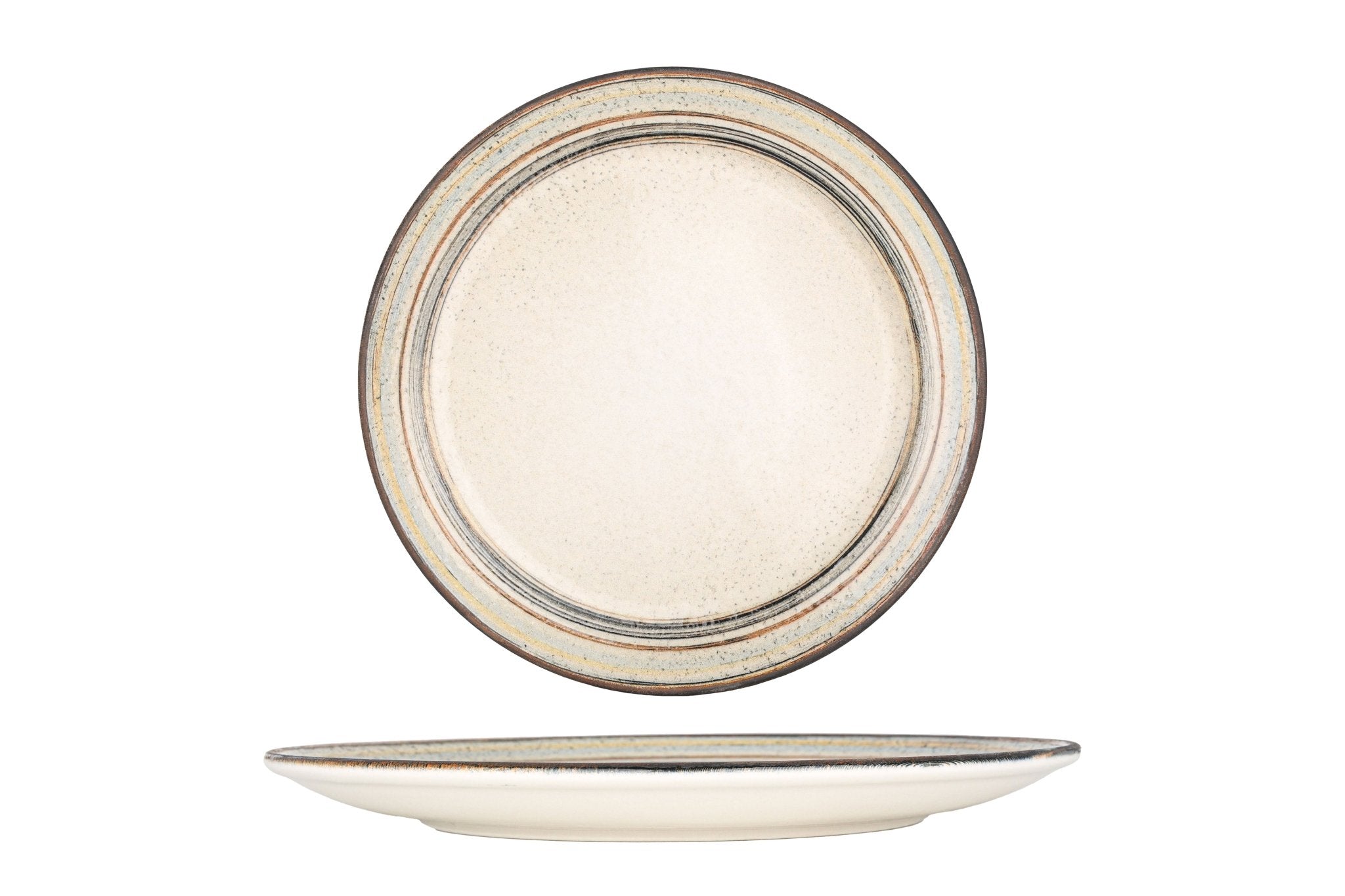 Bonna Dinerbord - Cortado - Porselein - 25 cm - set van 6