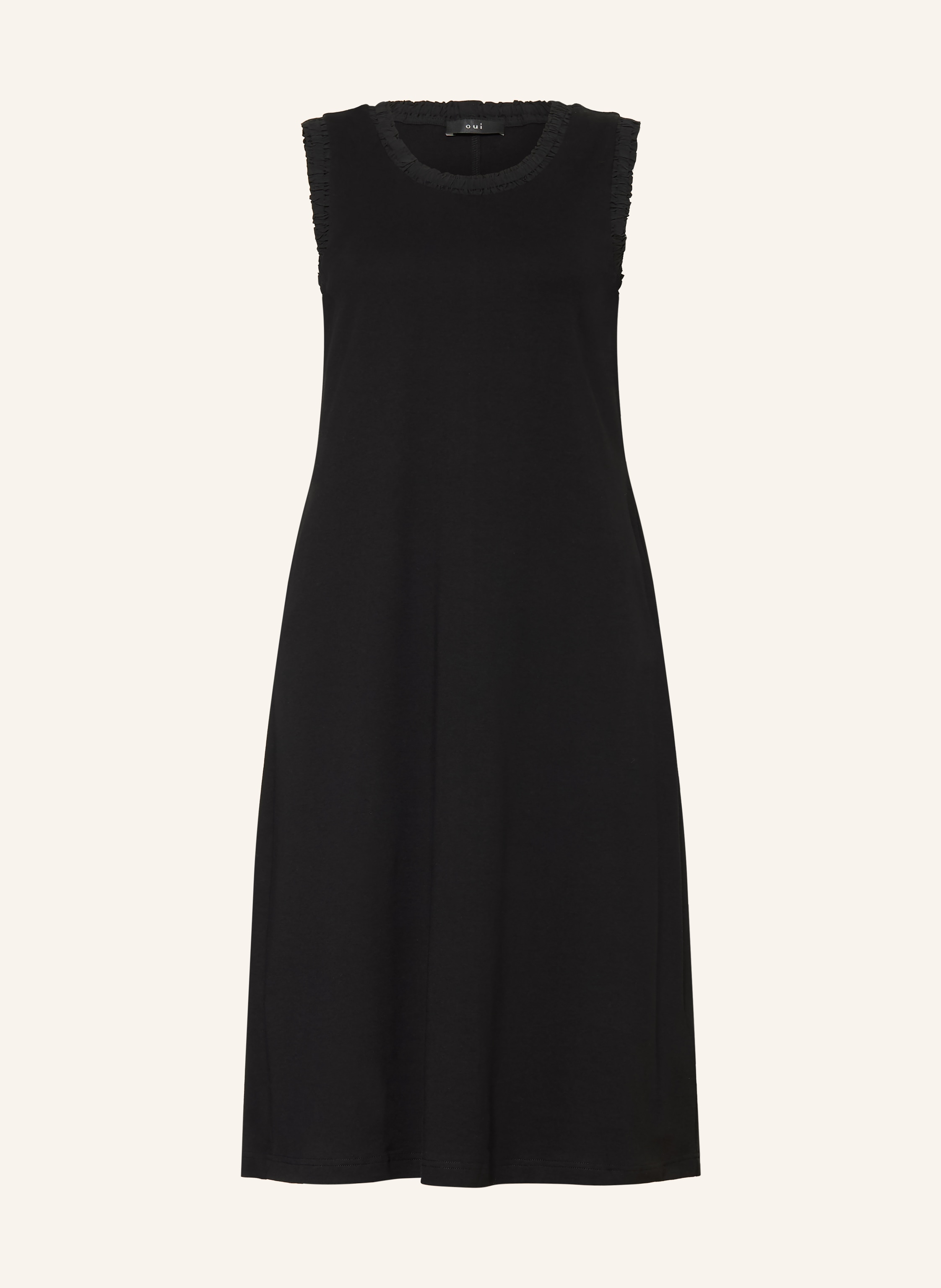 Oui Jerseykleid mit Rüschen