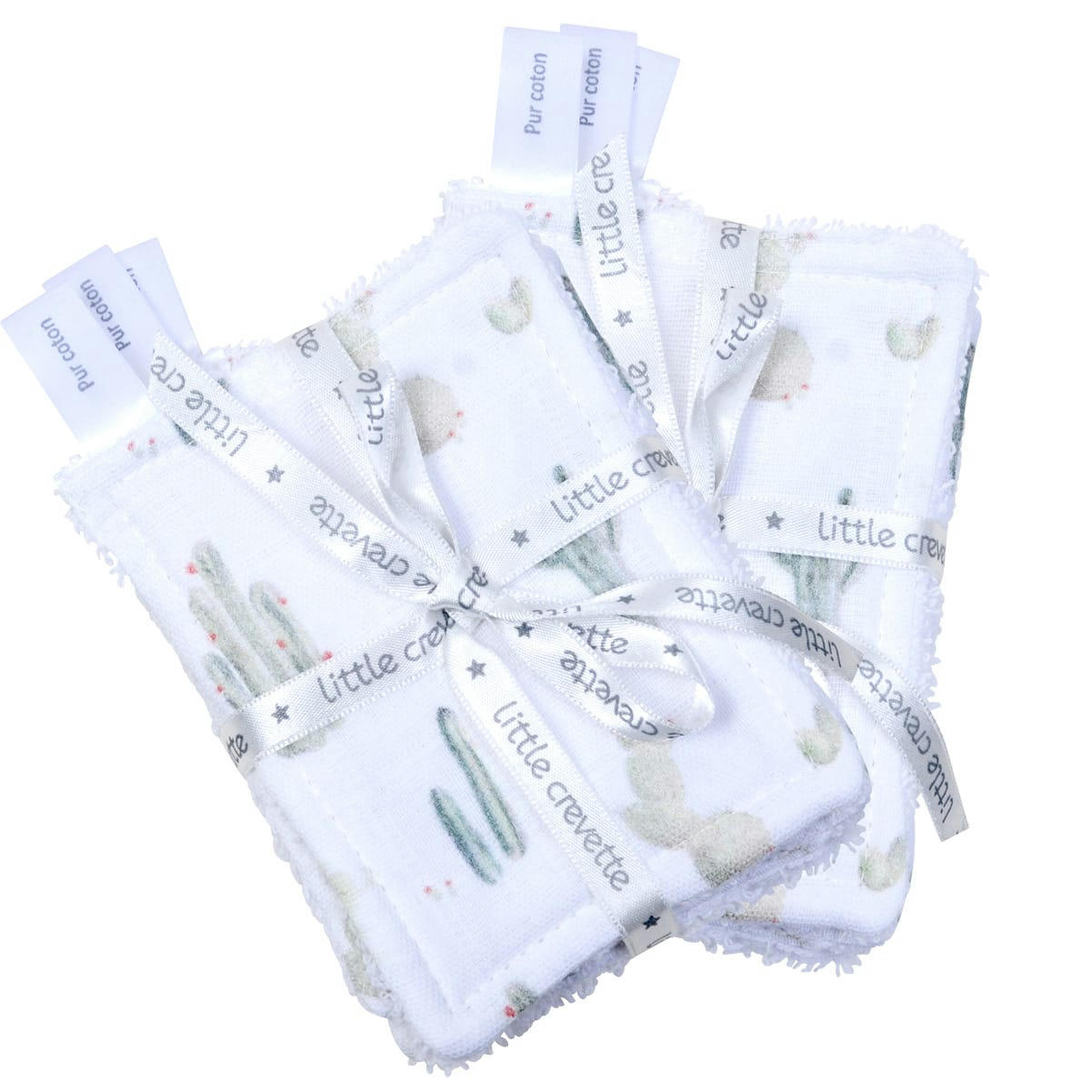 CACTUS - Lot de 12 lingettes lavables