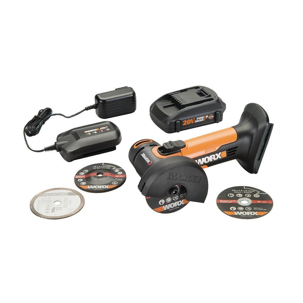WORX 20V Mini Cutter with Power Share Battery, 3-in
