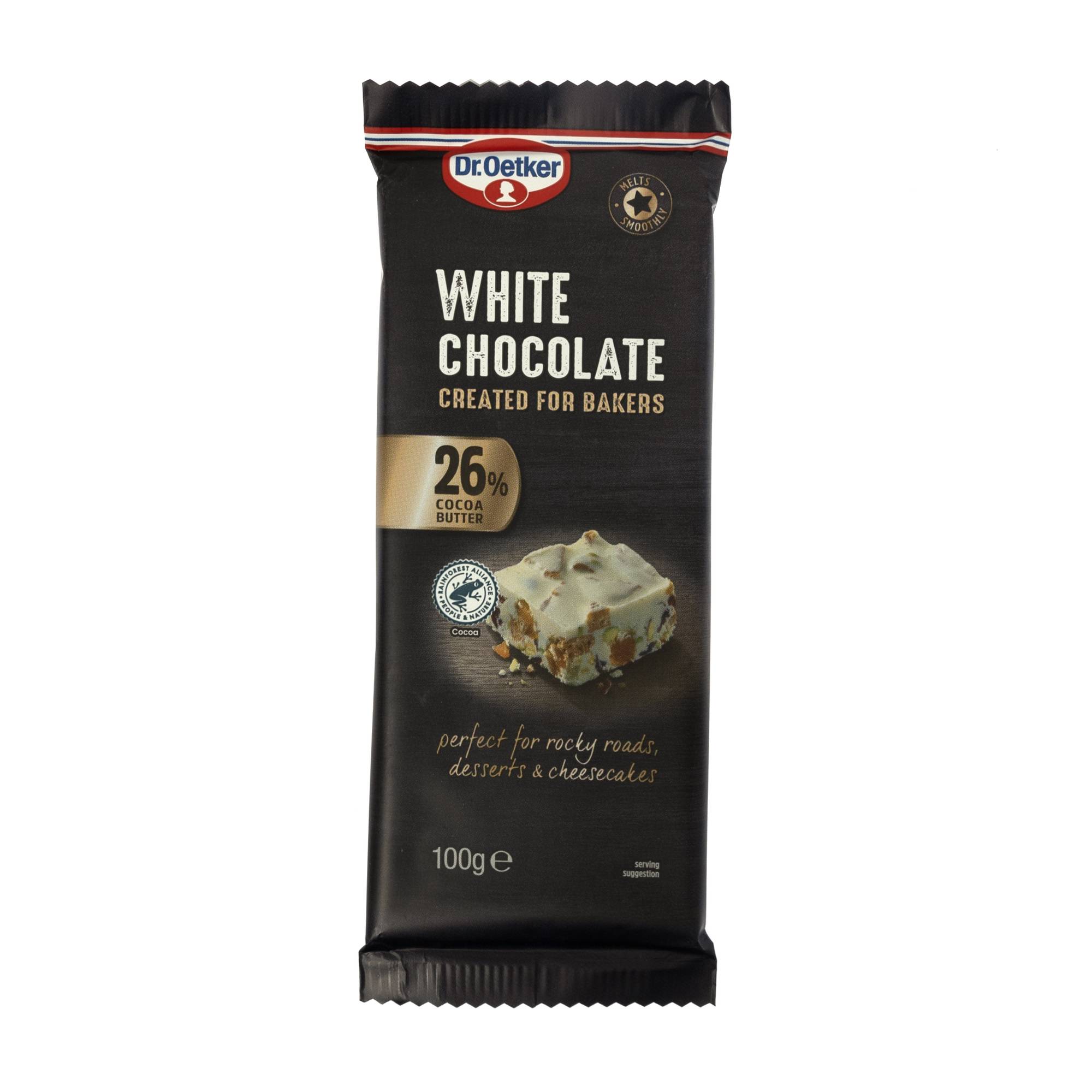 Dr. Oetker White Chocolate 100g