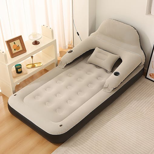 NNETM Inflatable Air Mattress with Headboard & Pillows