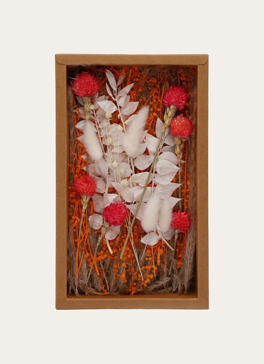 FLEURS SÉCHÉES ROSE