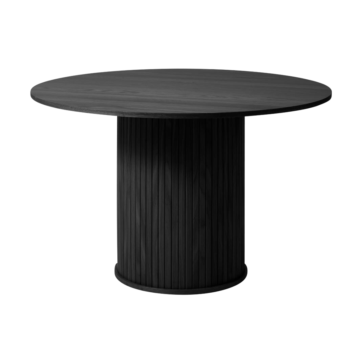 Olivine Lenn Ronde Houten Eettafel Ø 120 cm - Zwart Eiken