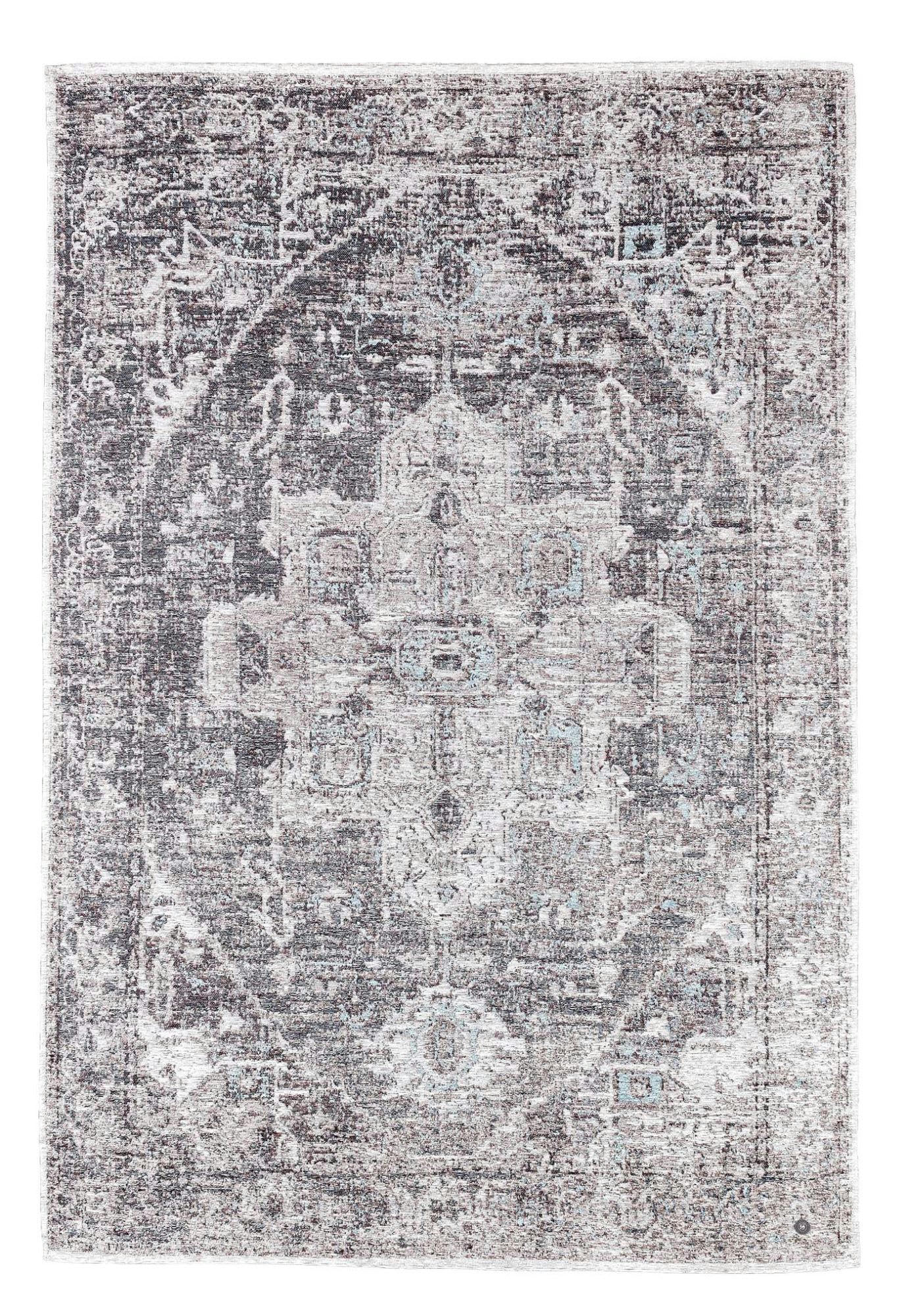 FUNKY ORIENT - Tapis d'orient vintage tissé plat gris 075x140 cm