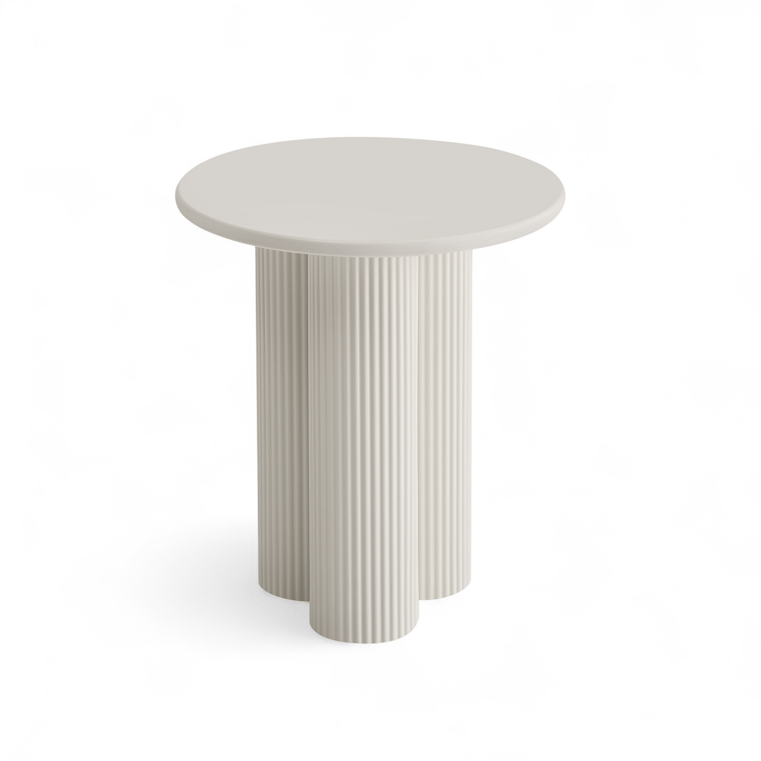 Furnhouse ronde salontafel Flow - Crème wit - Ø 50 cm