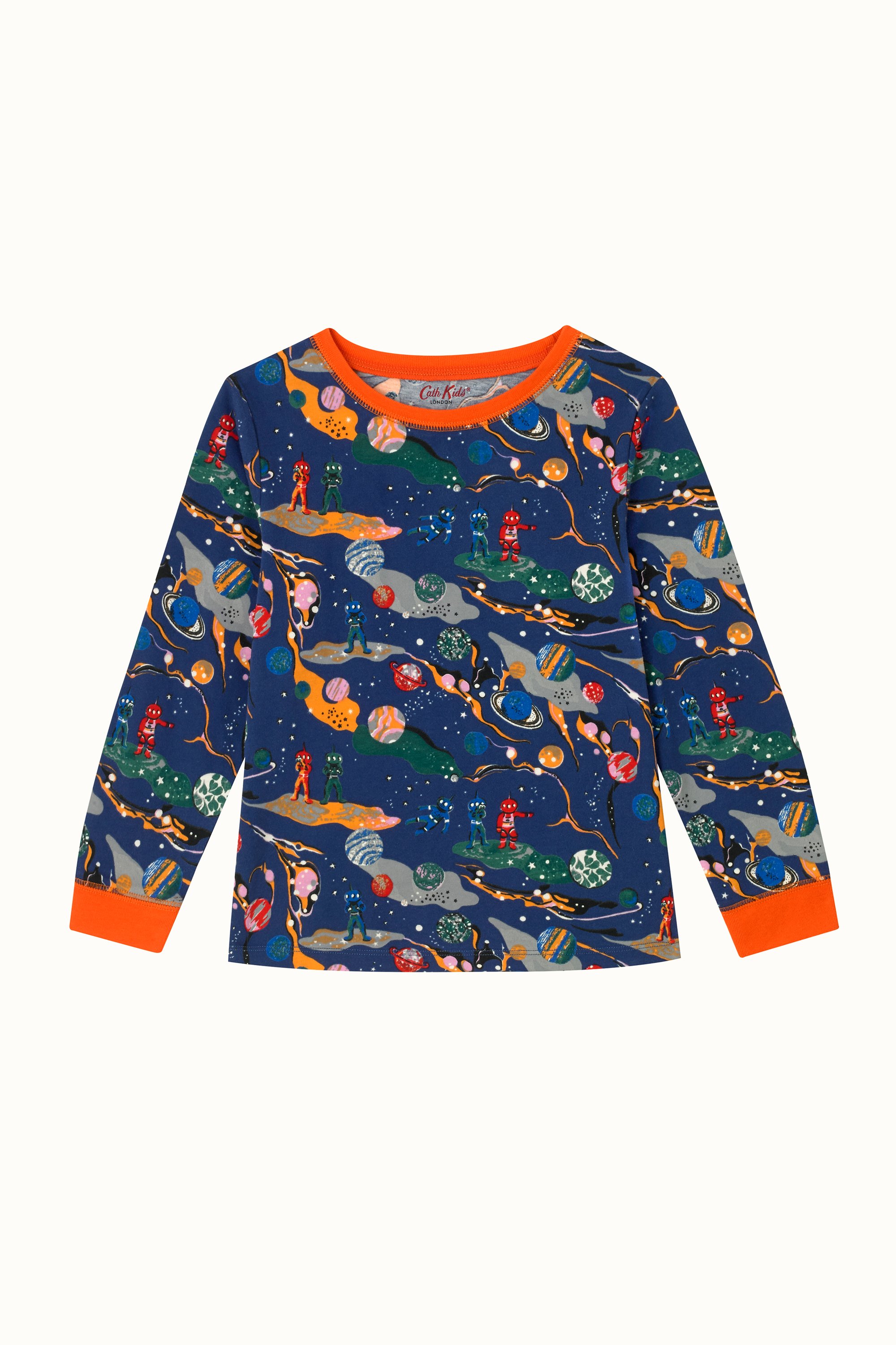 Marble Space Long Sleeve Jersey PJs (1-12 Years)