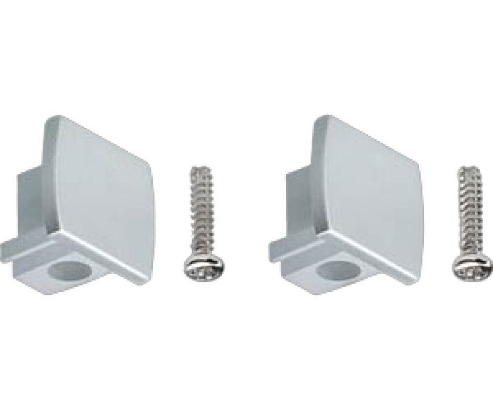 TILBEHØR PAULMANN URAIL MATT KROM 13X21 MM 2 PK